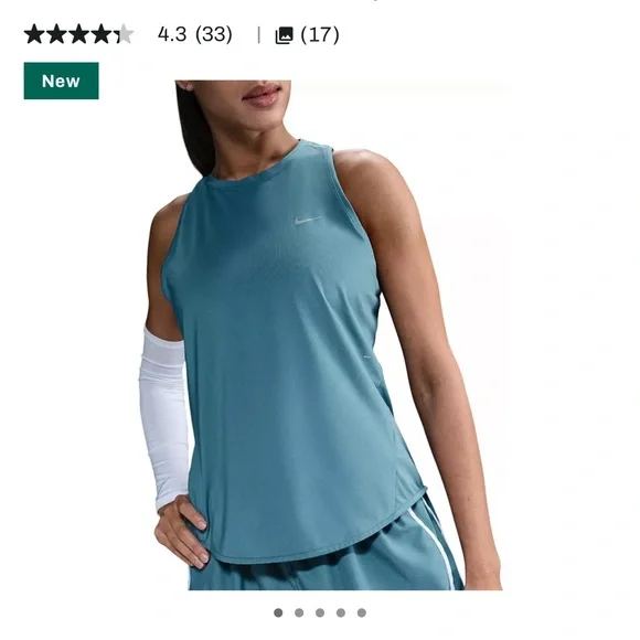 Nike Sky Blue Performance Tank - Picture 2 of 2